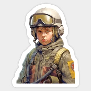 Innocent Valor: The Courageous Journey of a Young Soldier Sticker